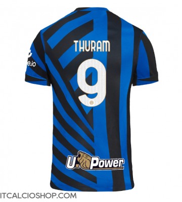 Inter Milan Marcus Thuram #9 Prima Maglia 2024-25 Manica Corta